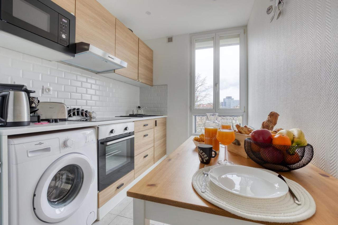 Metro 7 - Gare C - Parking Private- Easy Check-In Apartamento Ivry-sur-Seine Exterior foto